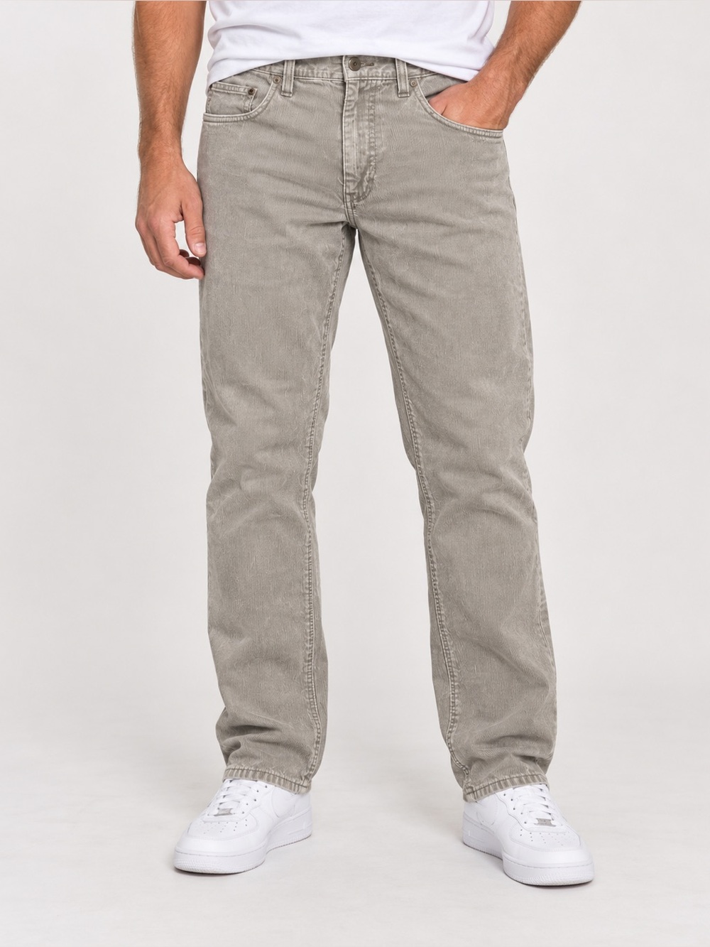 J.Crew The Sutton Relaxed Straight Corduroy Pants - Beige
